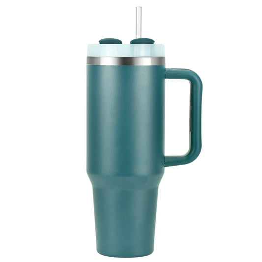 Large Capacity Cold and Hot Tumbler with Handle