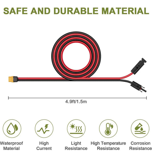 XT60 Extension Cable for Portable Power Station